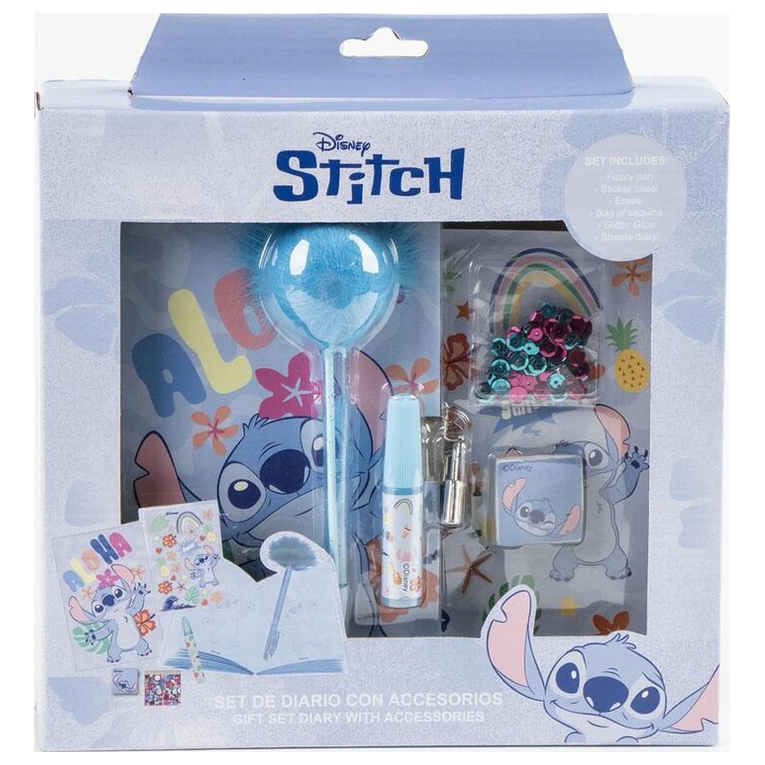 Disney Stitch Set Dnevnika fotografija proizvoda