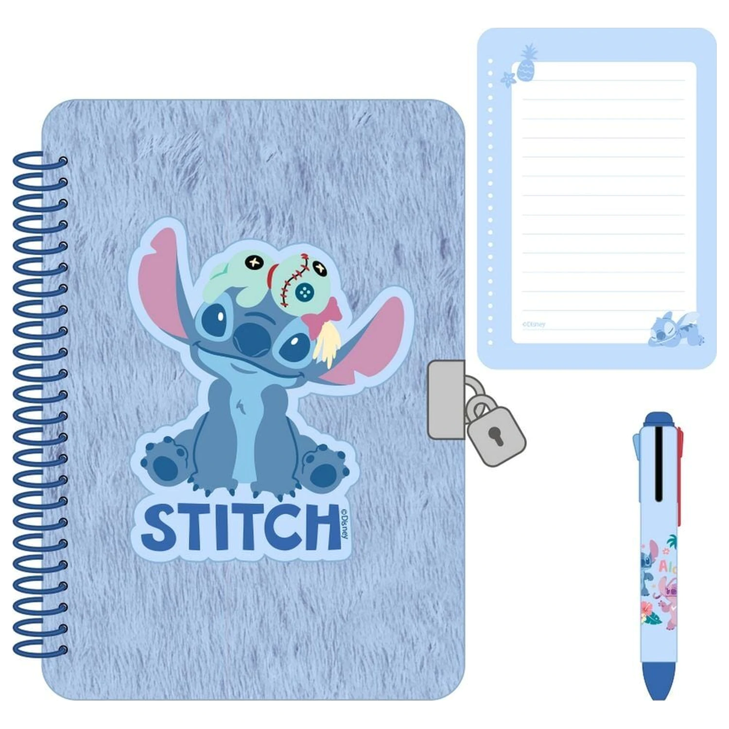 Disney Stitch Dnevnik + olovka u 4 boje fotografija proizvoda