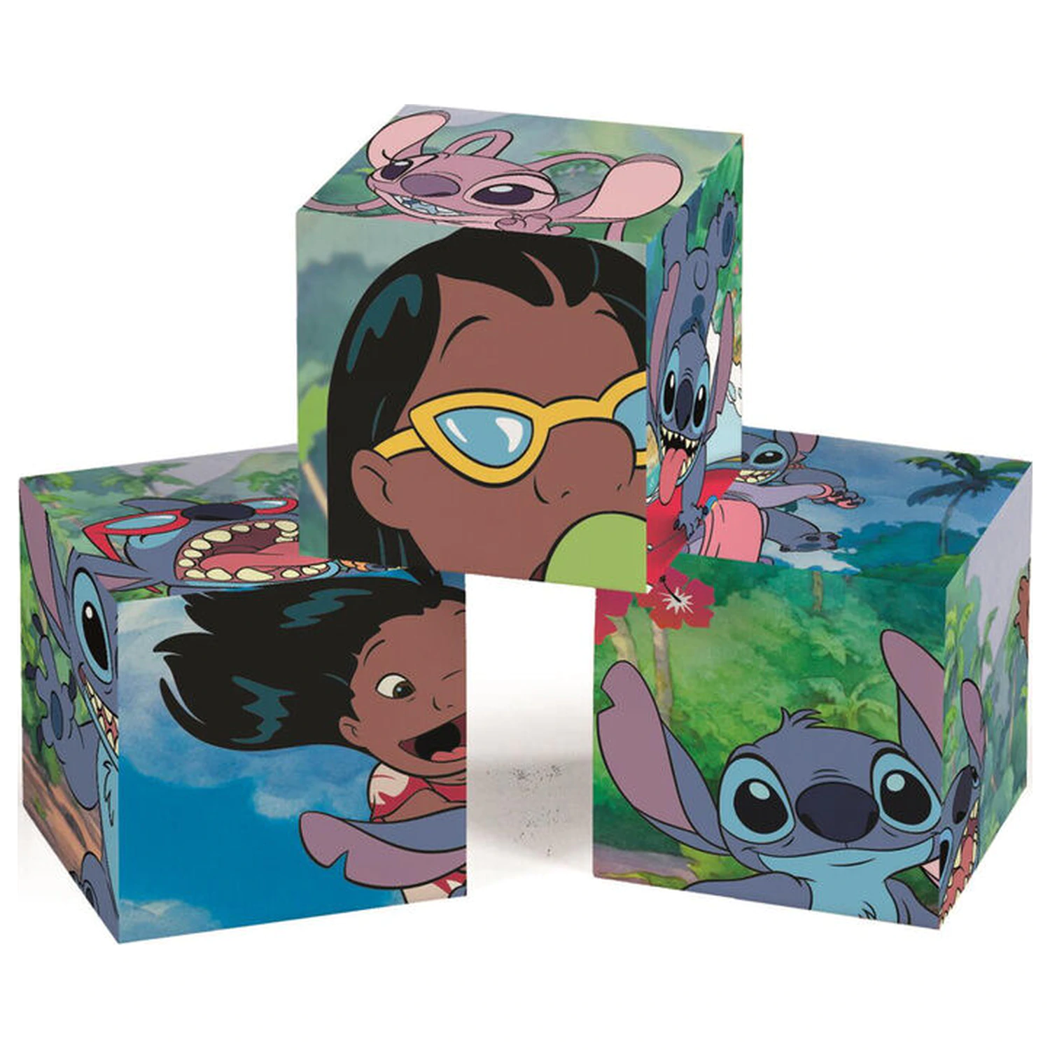Disney Stitch kocke puzzle 12 komada fotografija proizvoda