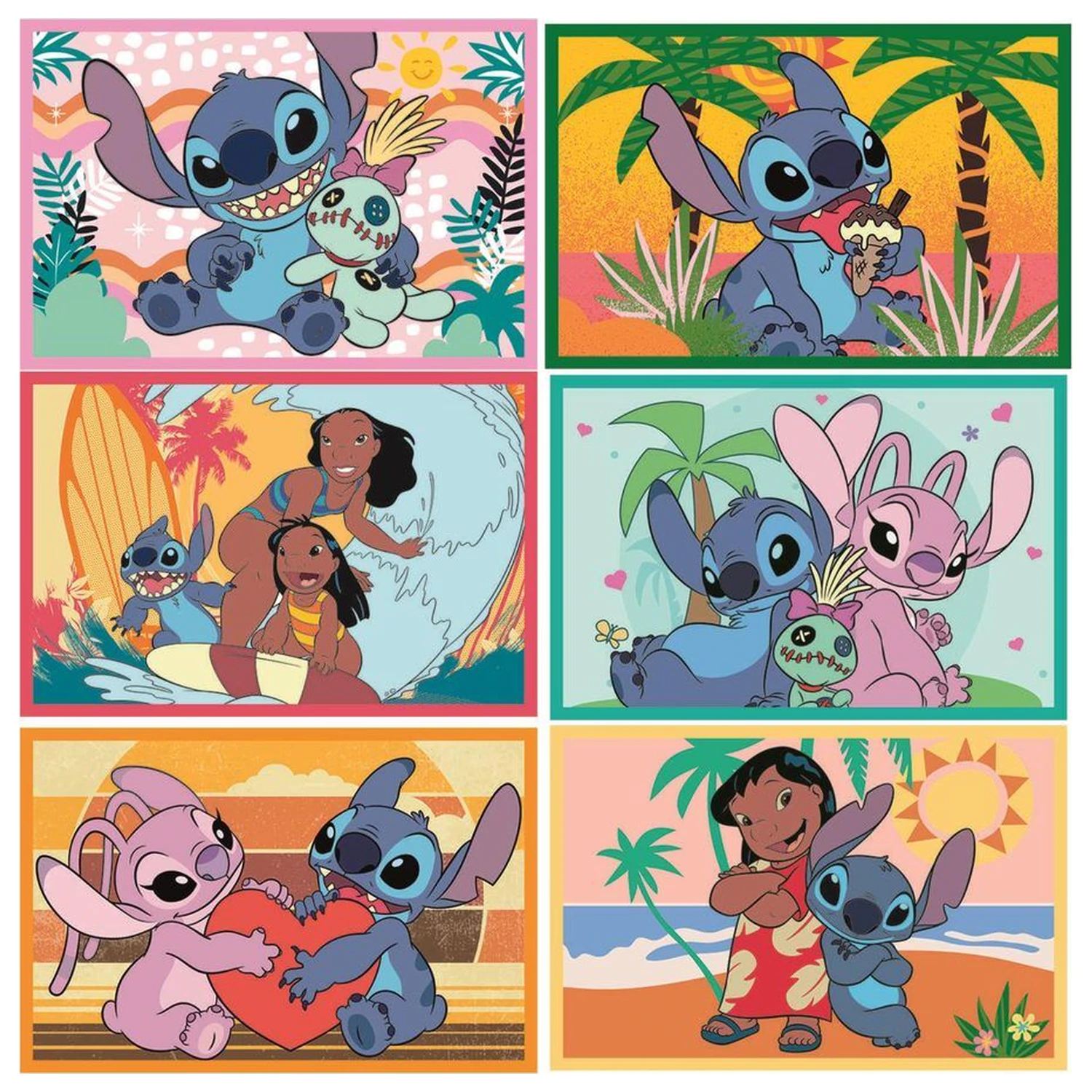 Disney Stitch Kocke puzzle 6 komada fotografija proizvoda