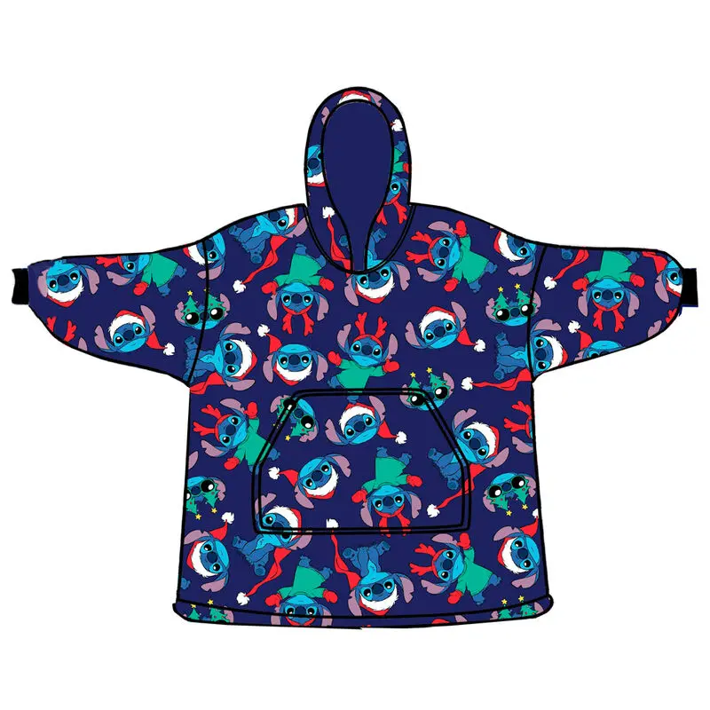 Disney Stitch oversize sweatshirt kaput za djecu koraljna boja fotografija proizvoda