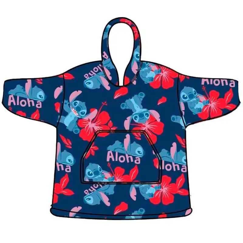 Disney Stitch oversized sweatshirt coat za djecu koraljni fotografija proizvoda