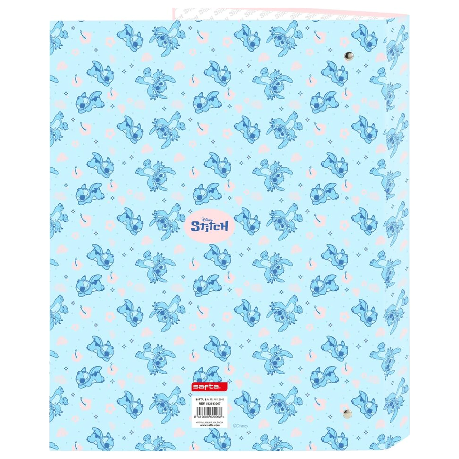 Disney Stitch Ohana A4 kartonski registrator s 4 prstena fotografija proizvoda