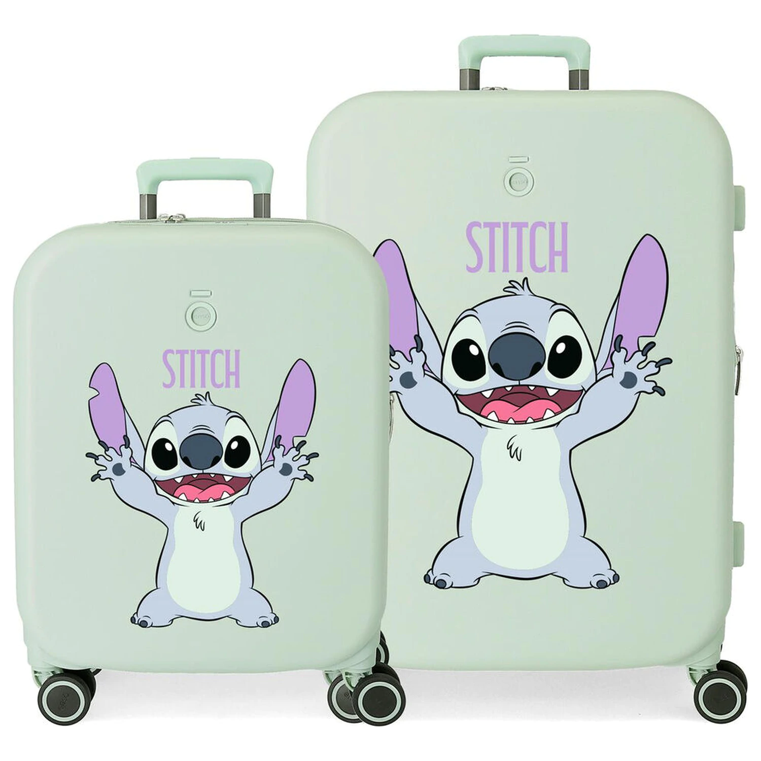 Disney Stitch razigrani set 2 ABS kofera s kotačima 55-70cm fotografija proizvoda