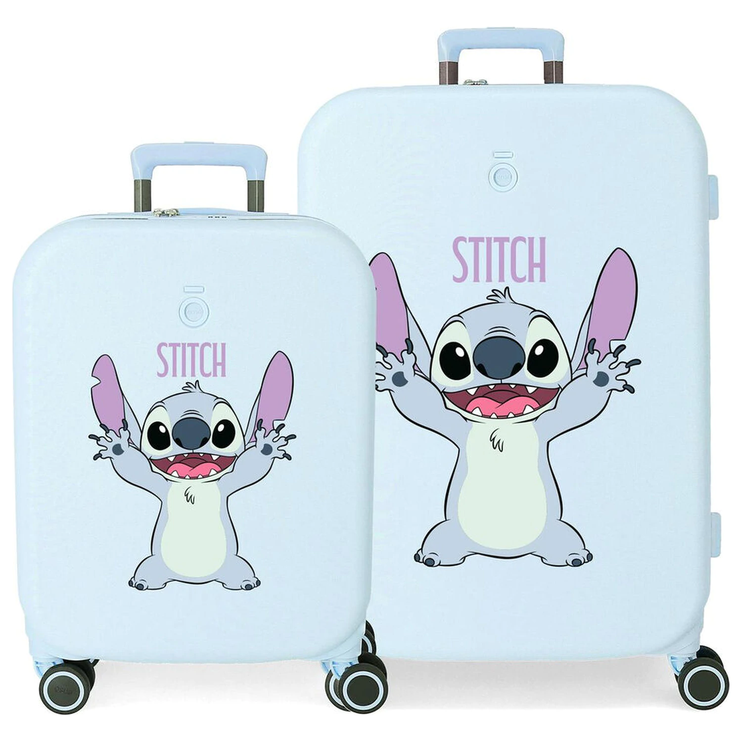 Disney Stitch razigrani set 2 ABS kofera s kotačima 55-70cm fotografija proizvoda