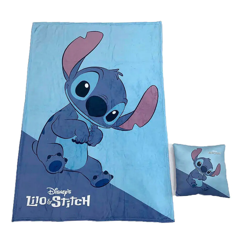 Disney Stitch polarna deka + set jastuka fotografija proizvoda