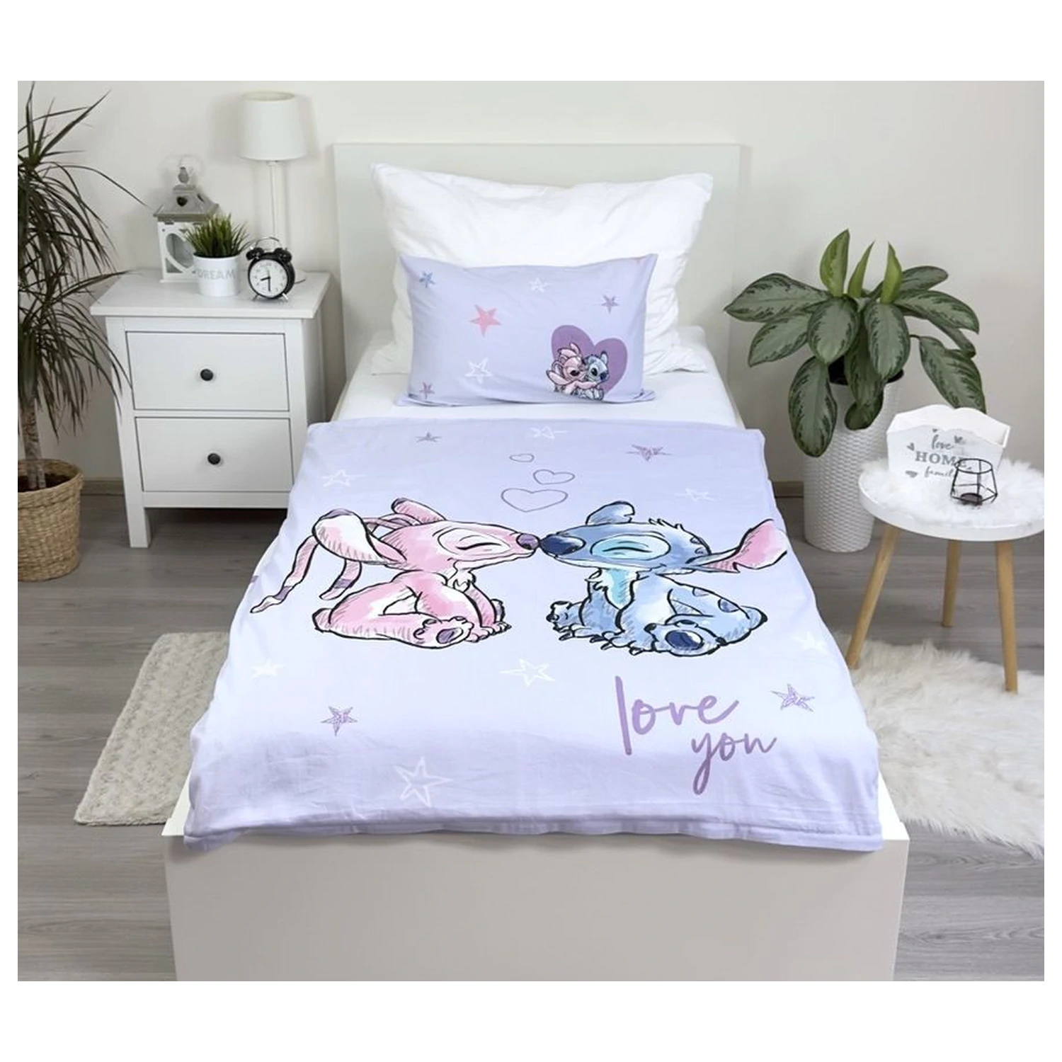 Disney Stitch Ljubičasta dječja navlaka za poplun fotografija proizvoda