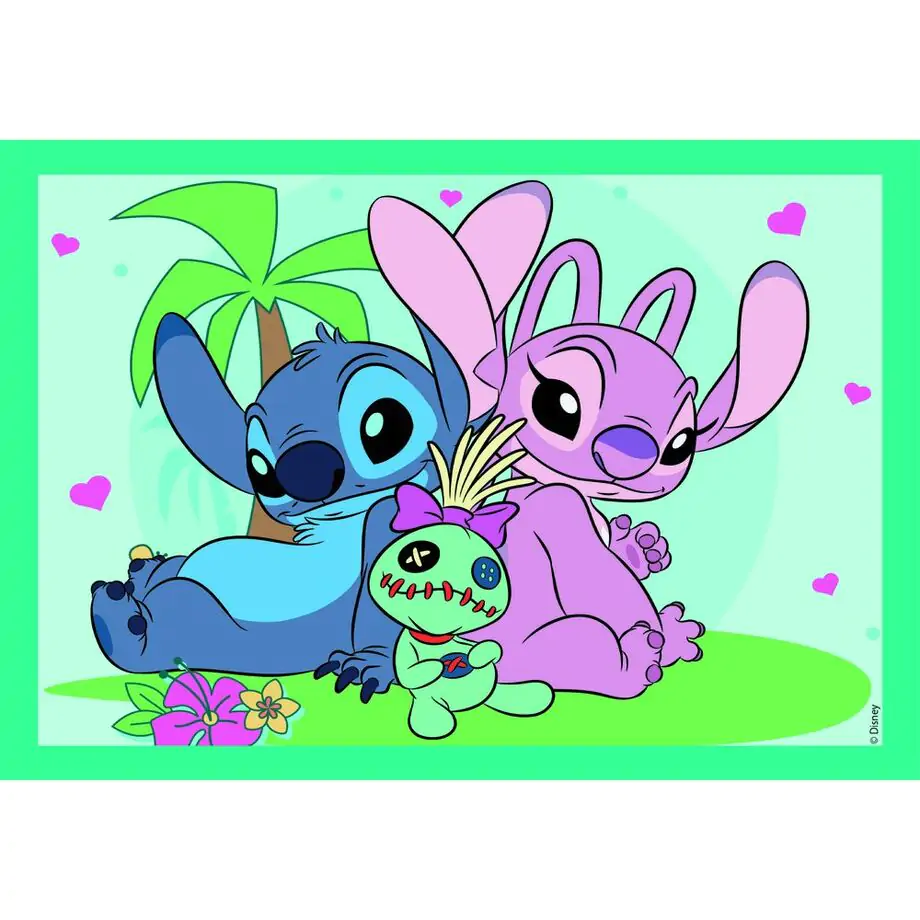 Disney Stitch puzzle 12+16+20+24 komada fotografija proizvoda