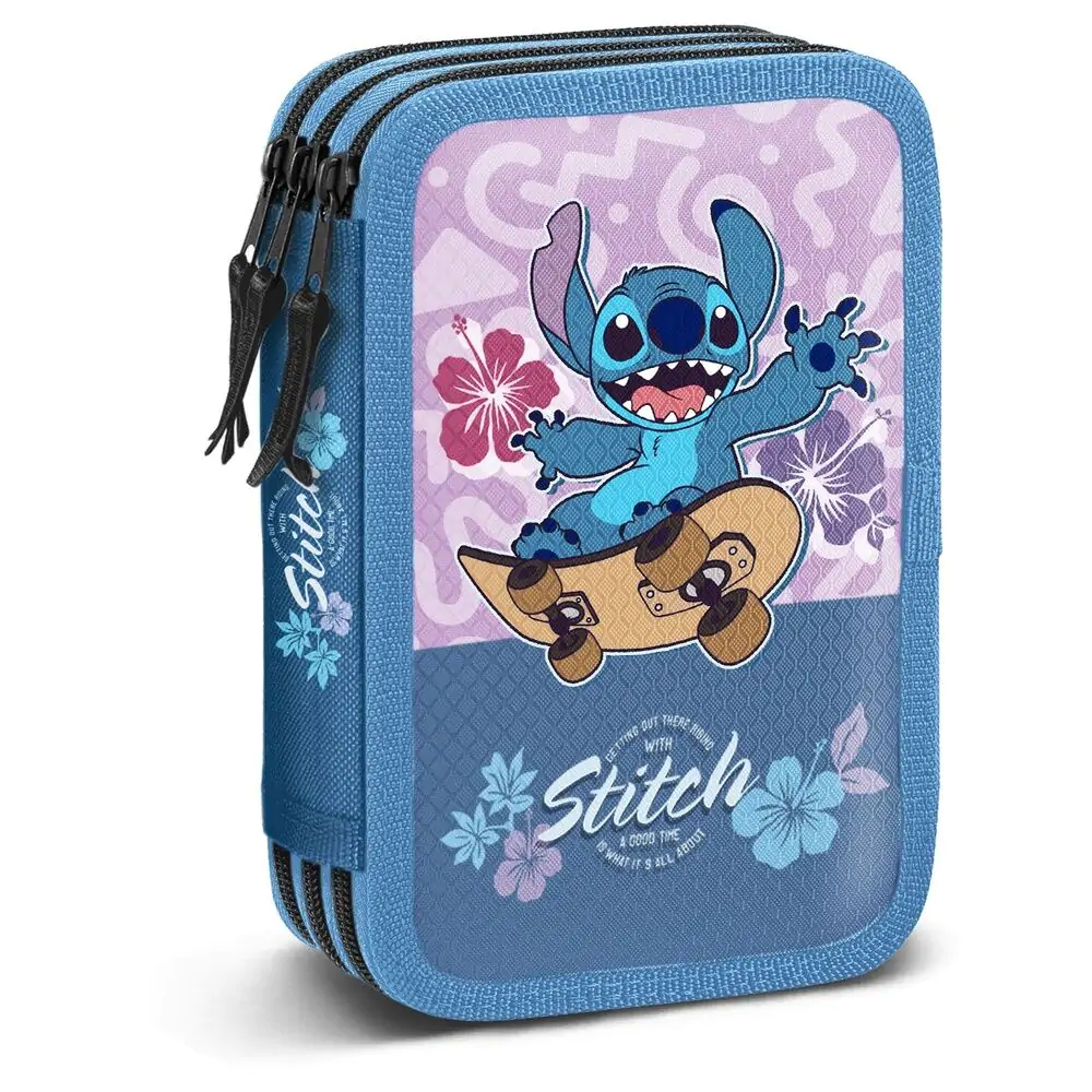 Disney Stitch Skate trostruka pernica fotografija proizvoda