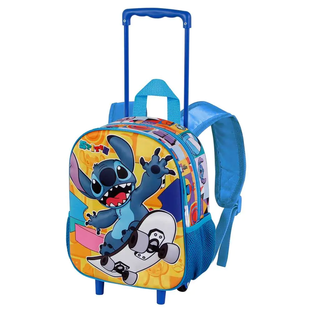 Disney Stitch Skater 3D ruksak na kotačima 31cm fotografija proizvoda