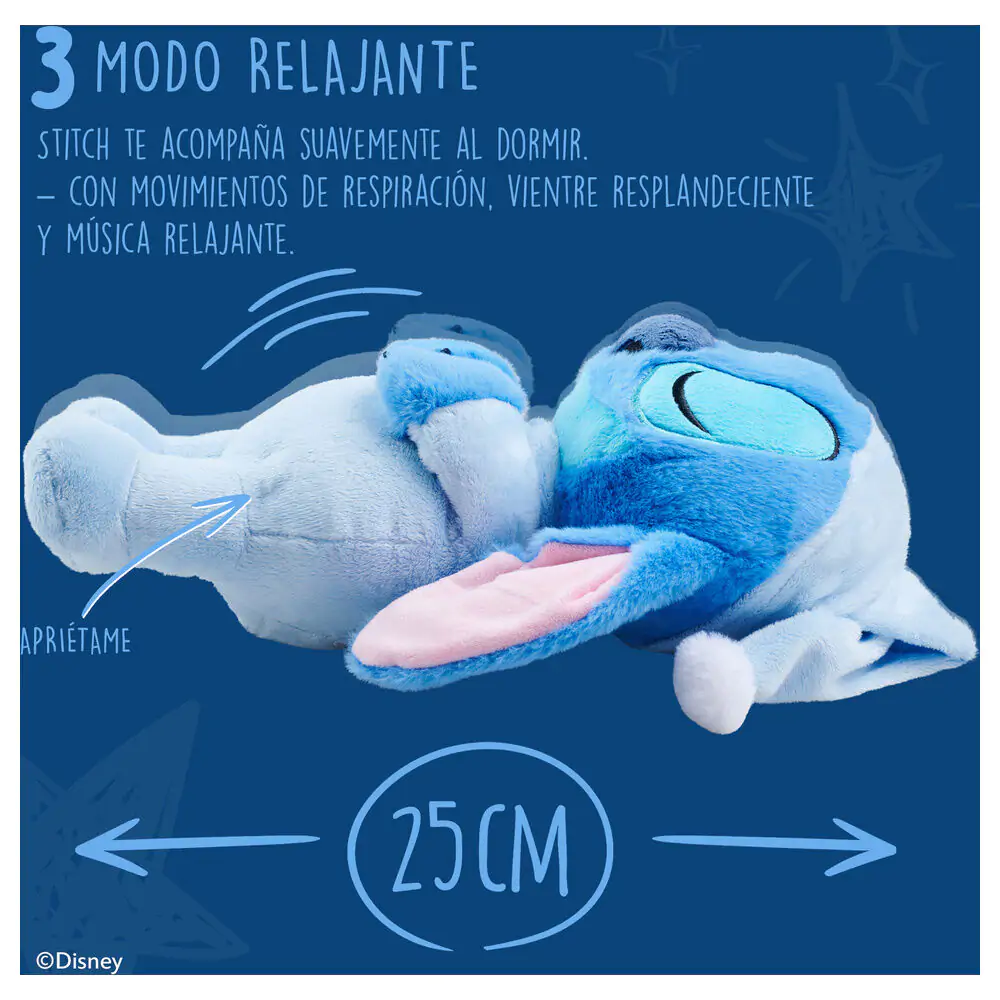 Disney Stitch Sleepy plišana igračka 31 cm sa zvukom fotografija proizvoda