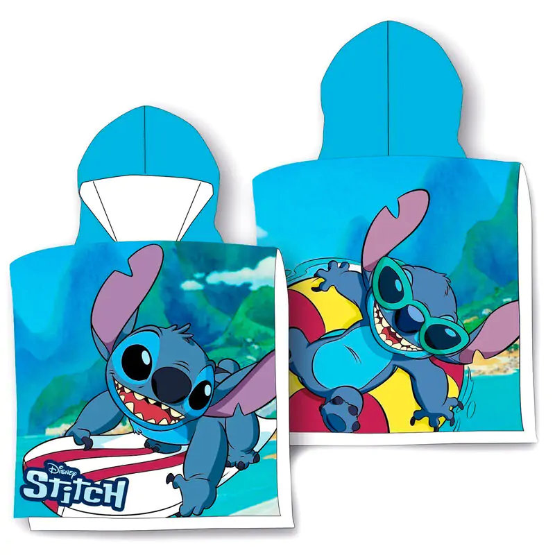 Disney Stitch Surf pamučni pončo ručnik fotografija proizvoda