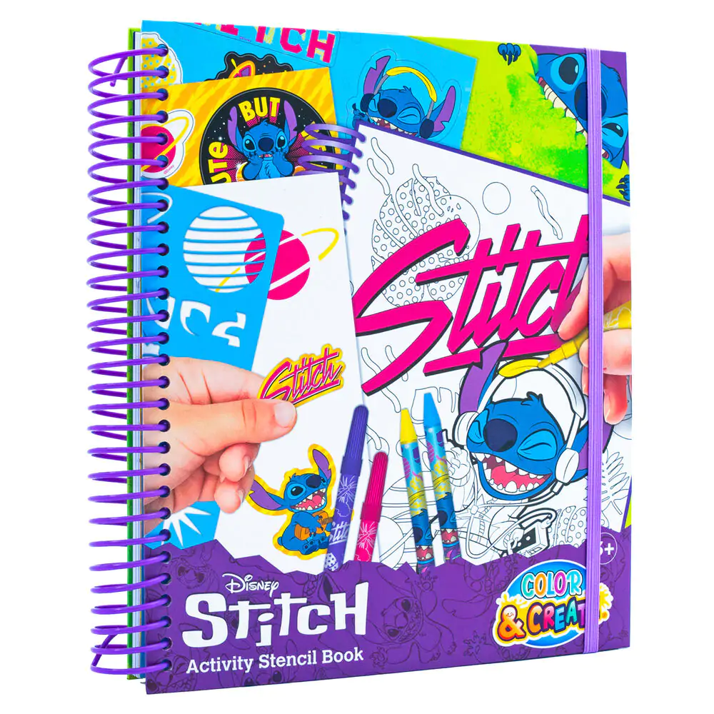 Disney Stitch knjiga aktivnosti sa šablonama fotografija proizvoda