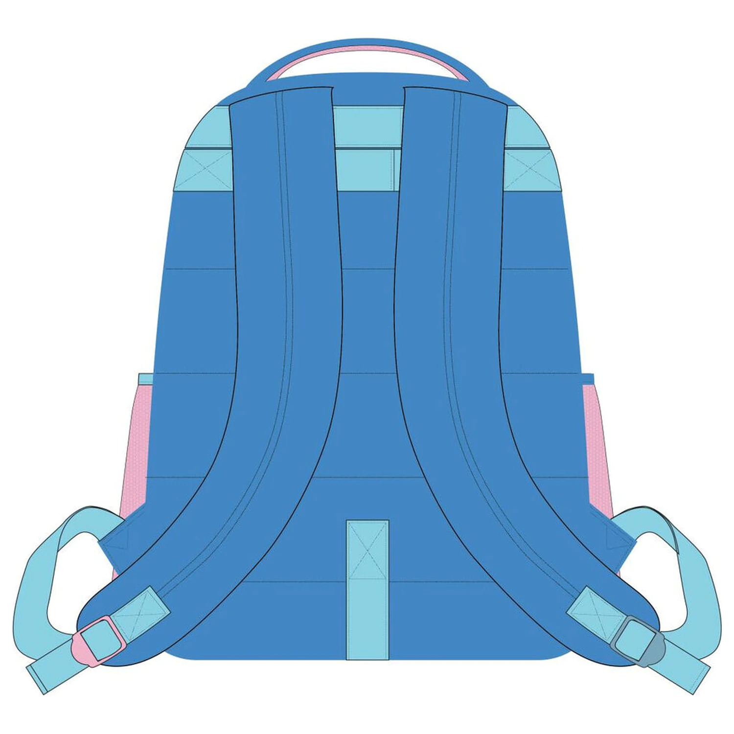 Disney Stitch prilagodljivi ruksak 42 cm fotografija proizvoda
