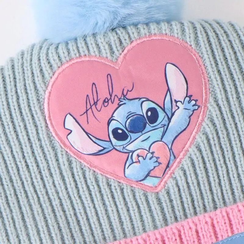 Disney Stitch zimski set snood kapa rukavice fotografija proizvoda