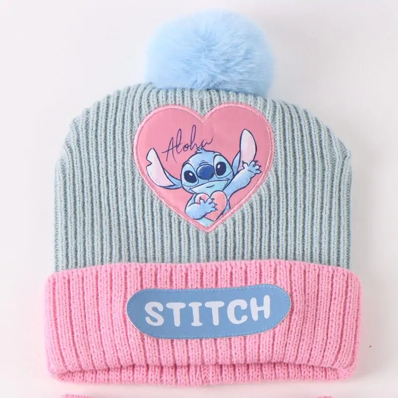 Disney Stitch zimski set snood kapa rukavice fotografija proizvoda