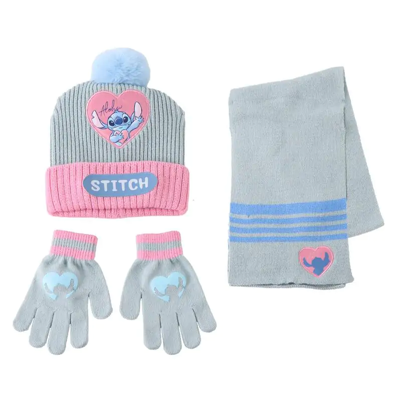 Disney Stitch zimski set snood kapa rukavice fotografija proizvoda