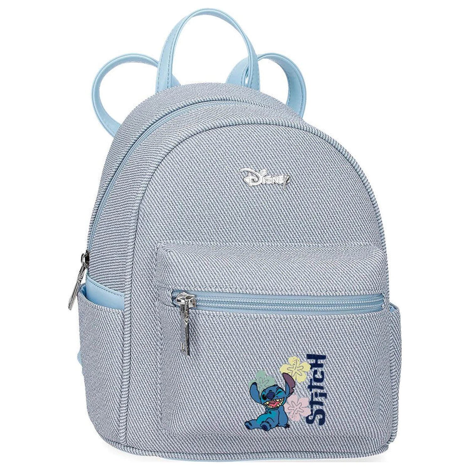 Disney Stitch Tiki hodajući ruksak traper 23 cm fotografija proizvoda