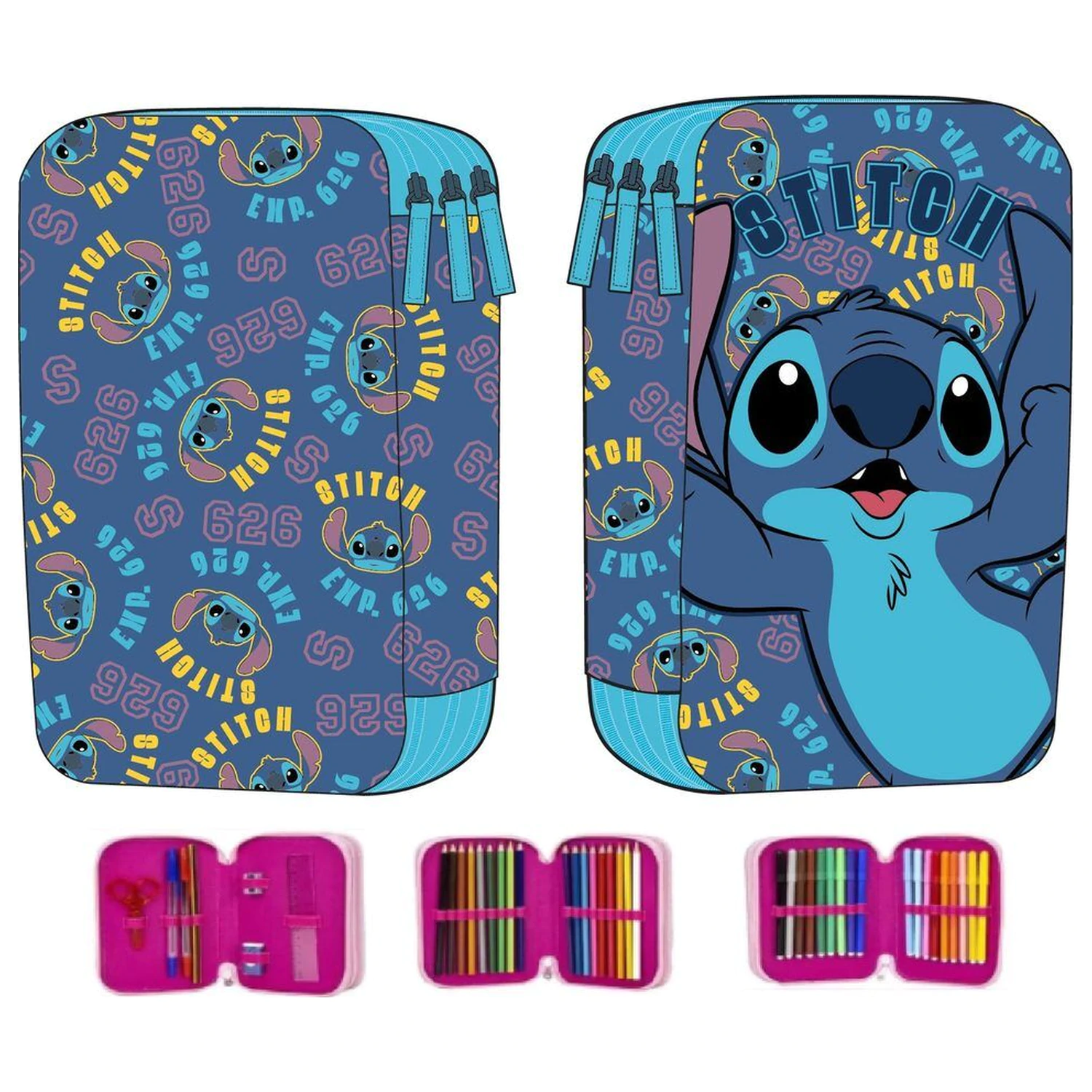 Disney Stitch trostruka pernica fotografija proizvoda