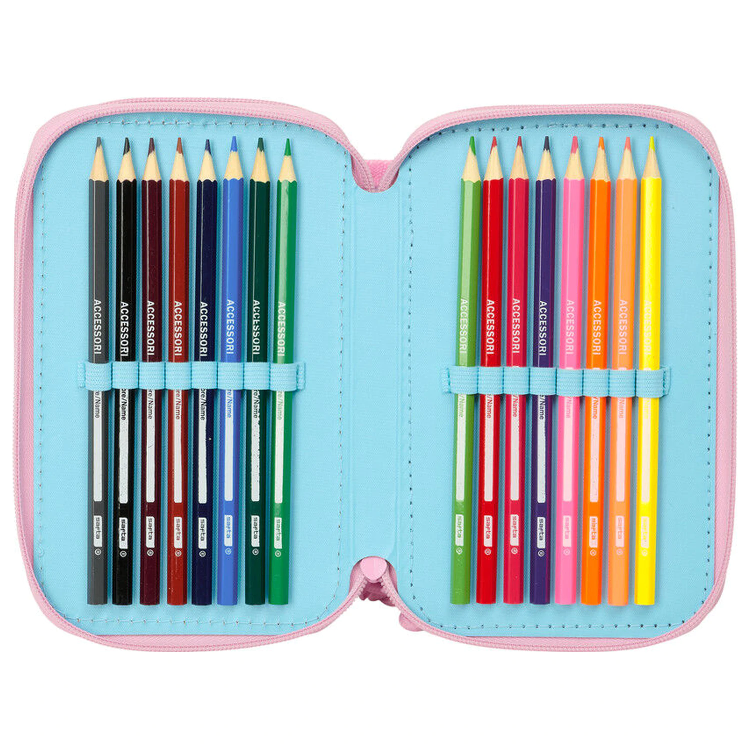 Disney Stitch Waves trostruka pernica 37 komada fotografija proizvoda