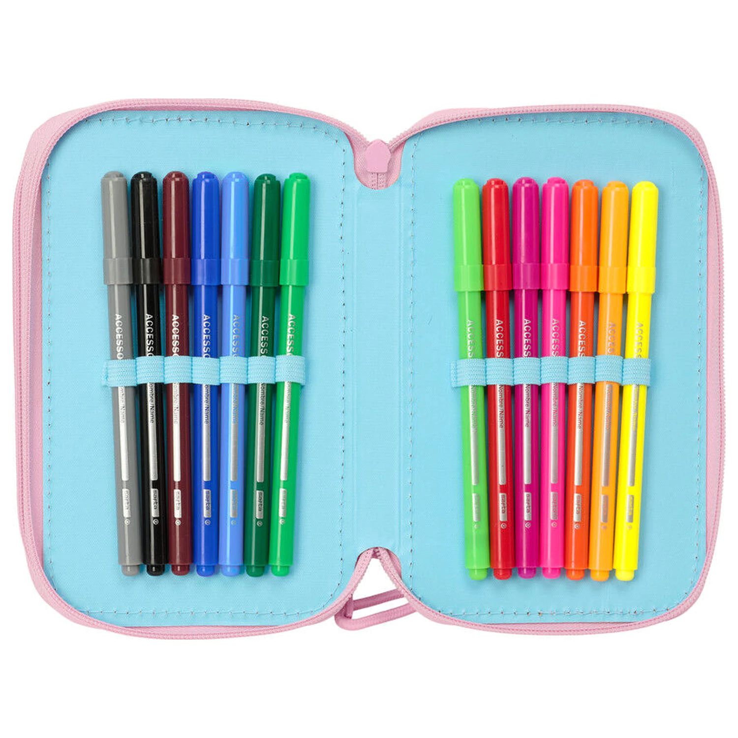 Disney Stitch Waves trostruka pernica 37 komada fotografija proizvoda