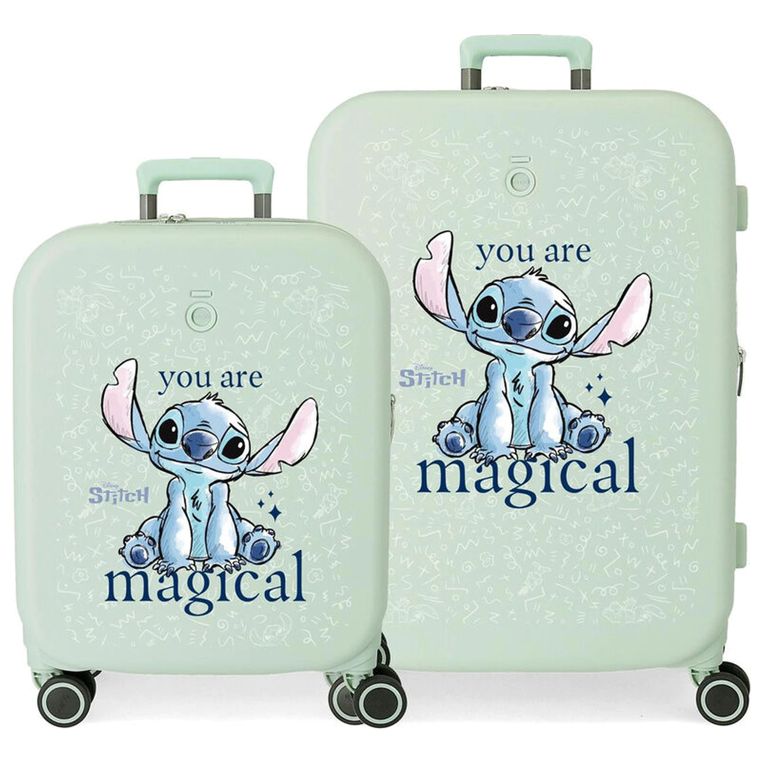 Disney Stitch You Are Magical Set 2 ABS putna kovčega na kotačićima 55-70cm fotografija proizvoda