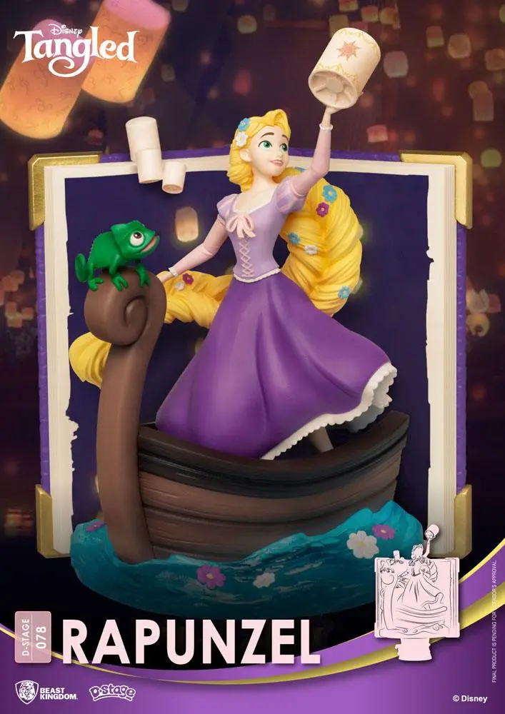 Disney Story Book Series D-Stage PVC diorama Rapunzel 15 cm fotografija proizvoda