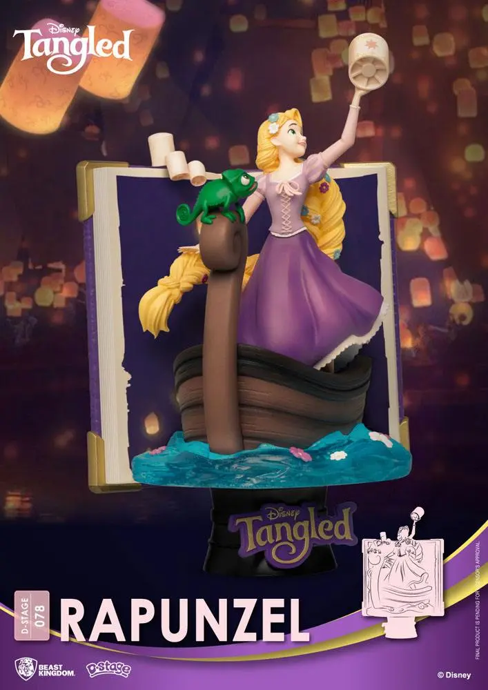 Disney Story Book Series D-Stage PVC diorama Rapunzel 15 cm fotografija proizvoda
