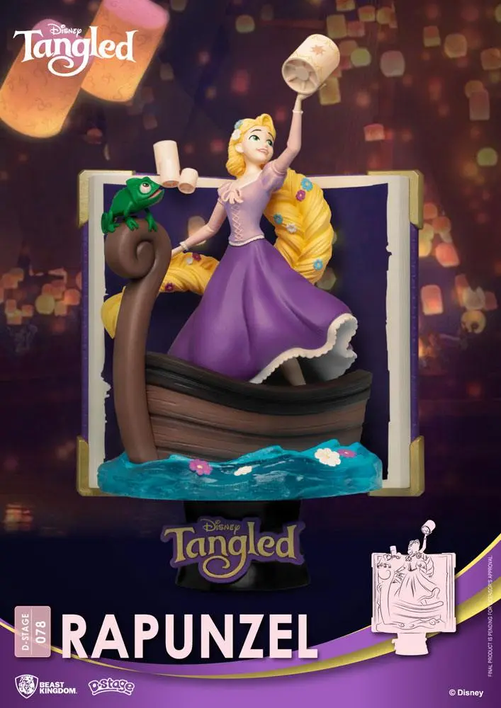Disney Story Book Series D-Stage PVC diorama Rapunzel 15 cm fotografija proizvoda
