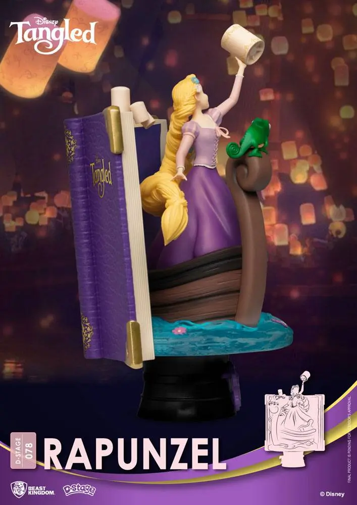 Disney Story Book Series D-Stage PVC diorama Rapunzel 15 cm fotografija proizvoda