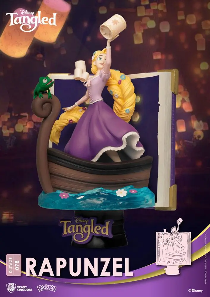Disney Story Book Series D-Stage PVC diorama Rapunzel 15 cm fotografija proizvoda