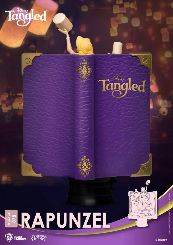 Disney Story Book Series D-Stage PVC diorama Rapunzel 15 cm fotografija proizvoda