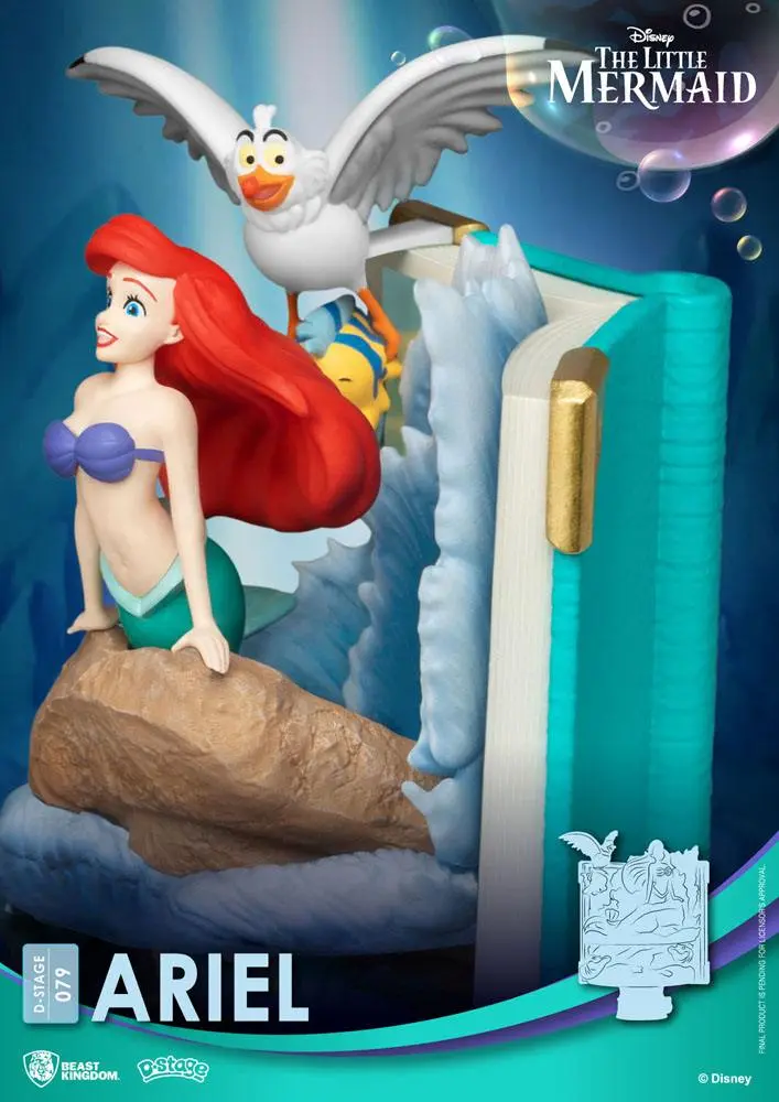 Disney Story Book Series D-Stage PVC diorama Ariel 15 cm fotografija proizvoda