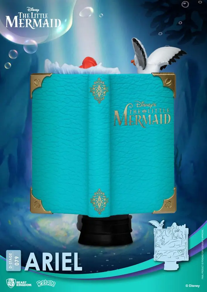 Disney Story Book Series D-Stage PVC diorama Ariel 15 cm fotografija proizvoda