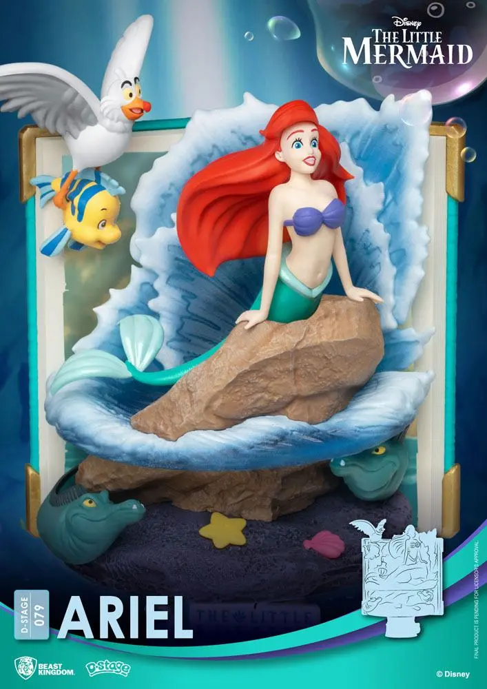 Disney Story Book Series D-Stage PVC diorama Ariel 15 cm fotografija proizvoda