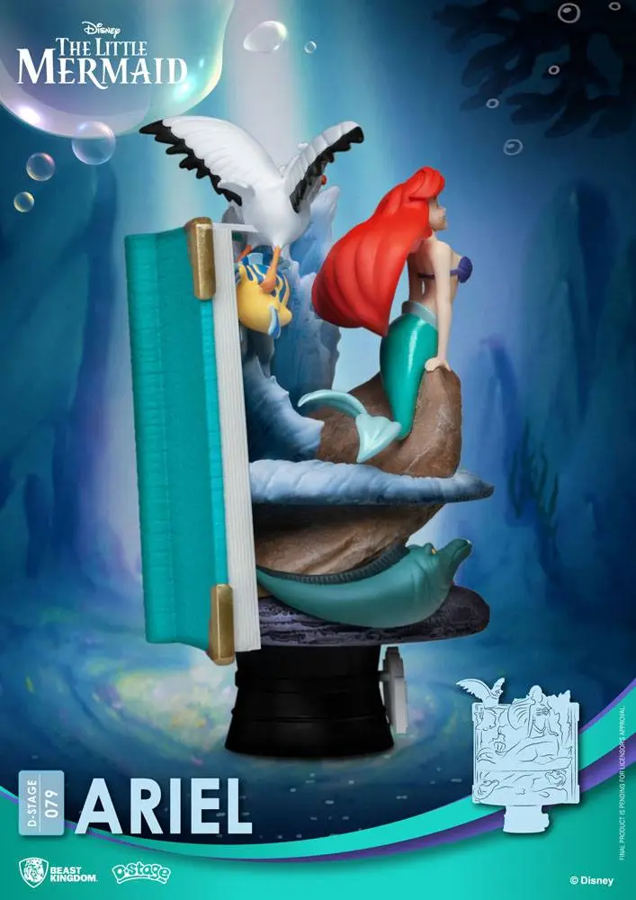 Disney Story Book Series D-Stage PVC diorama Ariel 15 cm fotografija proizvoda