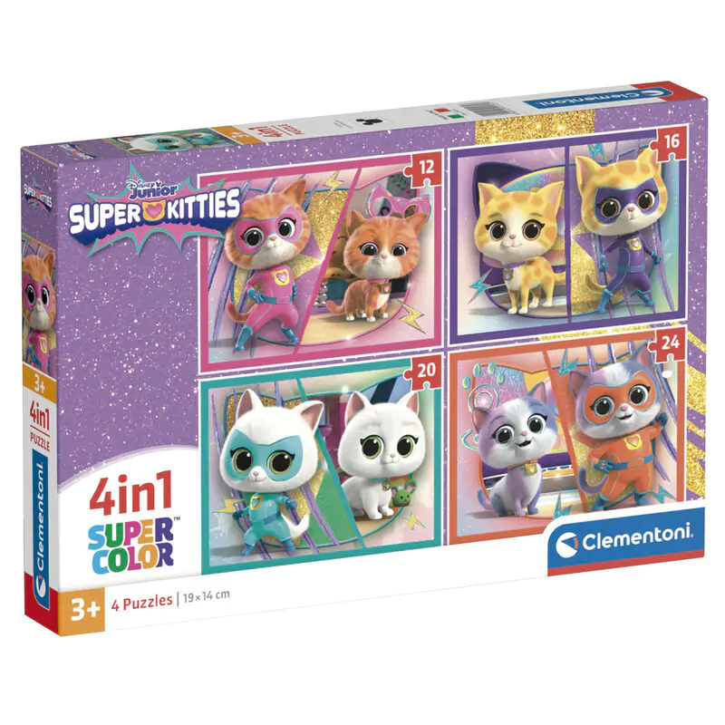 Disney SuperKitties puzzle 12-16-20-24 kom fotografija proizvoda