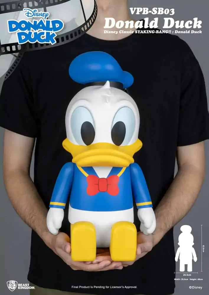 Disney Syaing Bang Vinyl Bank Mickey and Friends Donald Duck 53 cm Vinilna kasica fotografija proizvoda