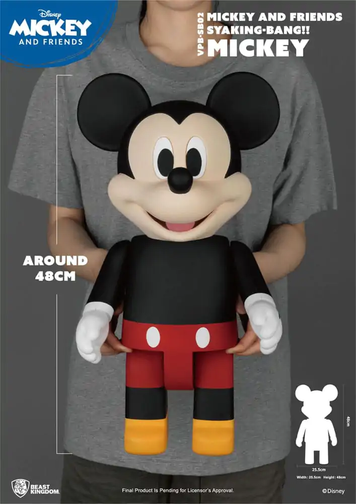 Disney Syaing Bang Vinilna kasica Mickey and Friends Mickey 48 cm fotografija proizvoda