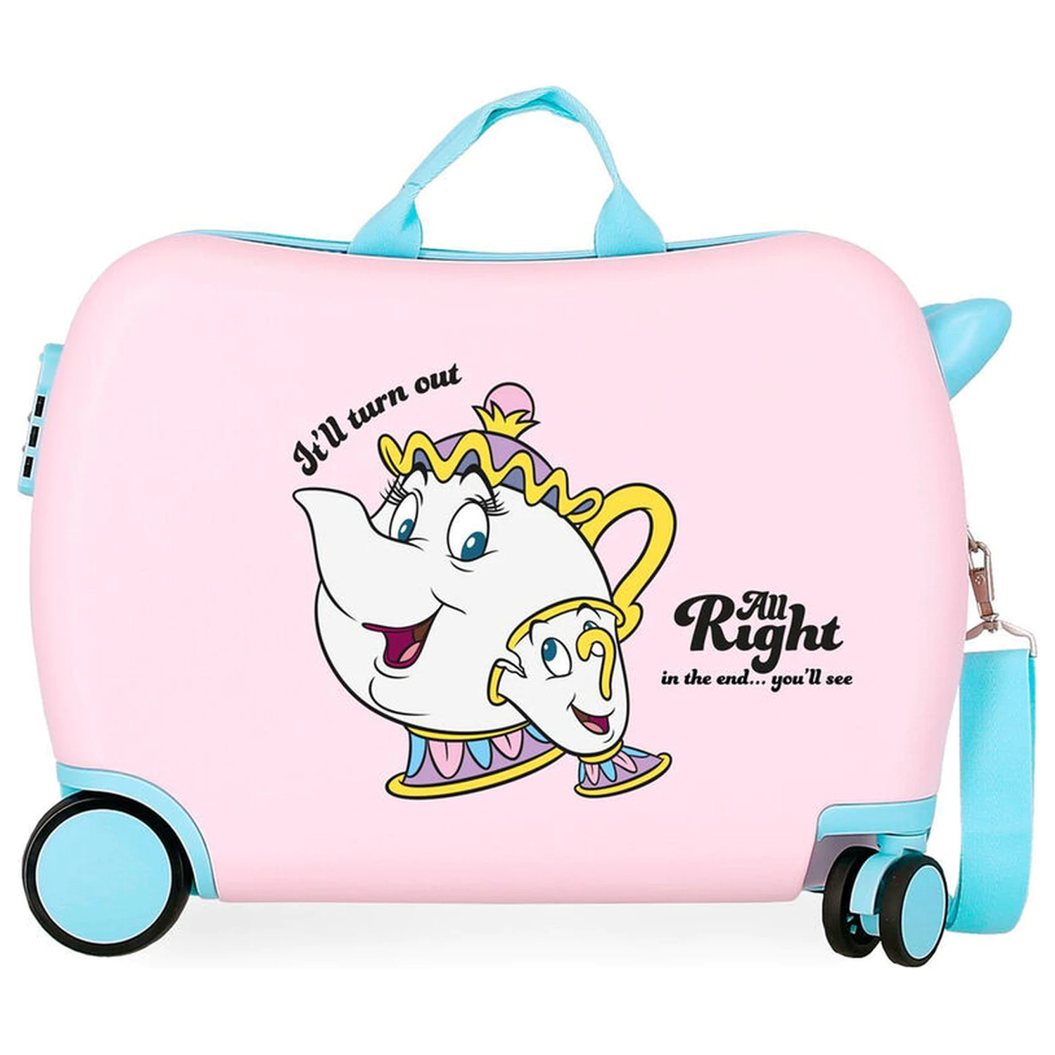 Disney Beauty and the Beast Chip All Right ABS putni kofer 50 cm fotografija proizvoda