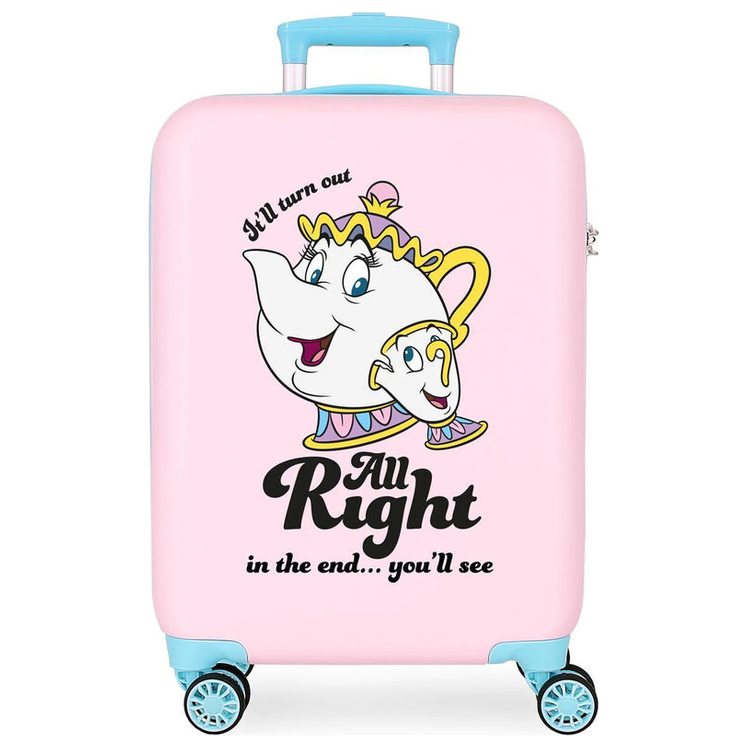 Disney Beauty and the Beast Chip All Right ABS putni kofer na kotače 55 cm fotografija proizvoda