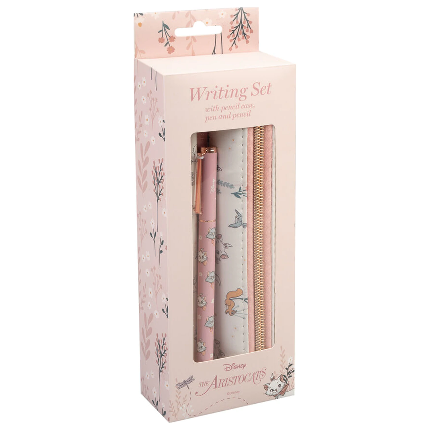 Disney The Aristocats Bonjour Marie Set pernica + kemijska olovka + olovka fotografija proizvoda