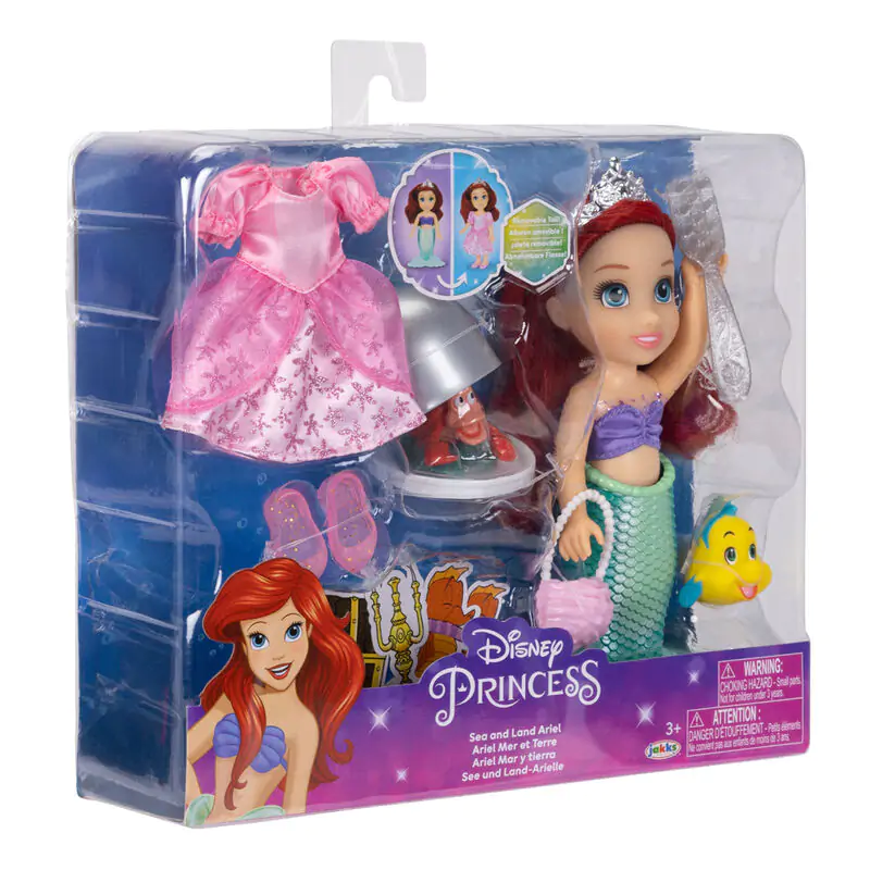 Disney The Little Mermaid Land and Sea Ariel lutka 15 cm fotografija proizvoda