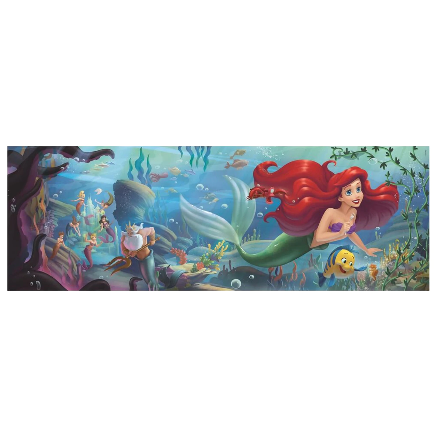 Disney Mala sirena Panorama puzzle 1000 kom fotografija proizvoda