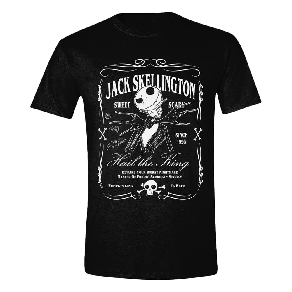 Disney The Nightmare Before Christmas Jack Skellington Label majica fotografija proizvoda
