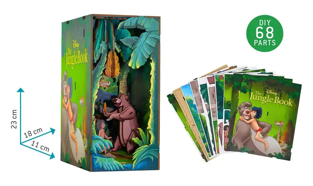 Disney Tiny Adventures Book Nook Mini diorama The Jungle Book 23 cm fotografija proizvoda