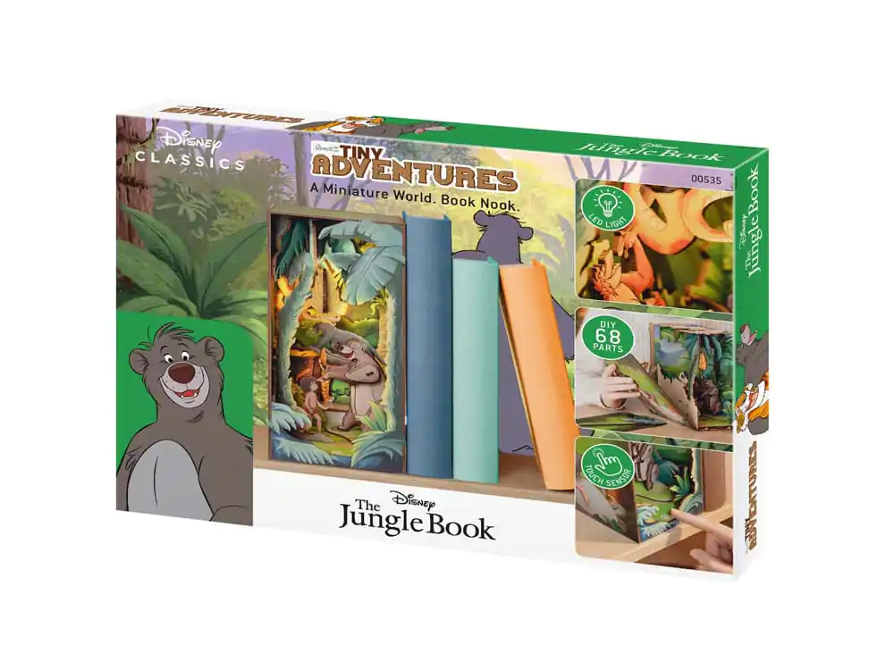 Disney Tiny Adventures Book Nook Mini diorama The Jungle Book 23 cm fotografija proizvoda