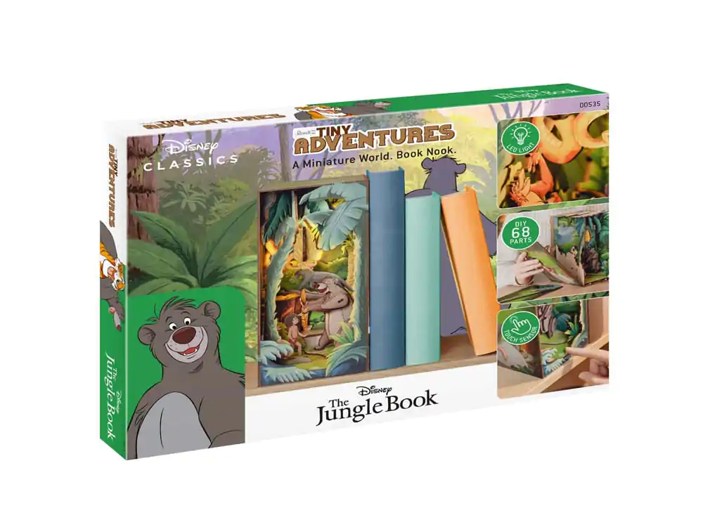 Disney Tiny Adventures Book Nook Mini diorama The Jungle Book 23 cm fotografija proizvoda