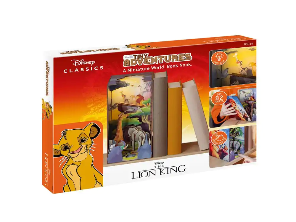 Disney Tiny Adventures Stalak za knjige Mini Diorama The Lion King 23 cm fotografija proizvoda