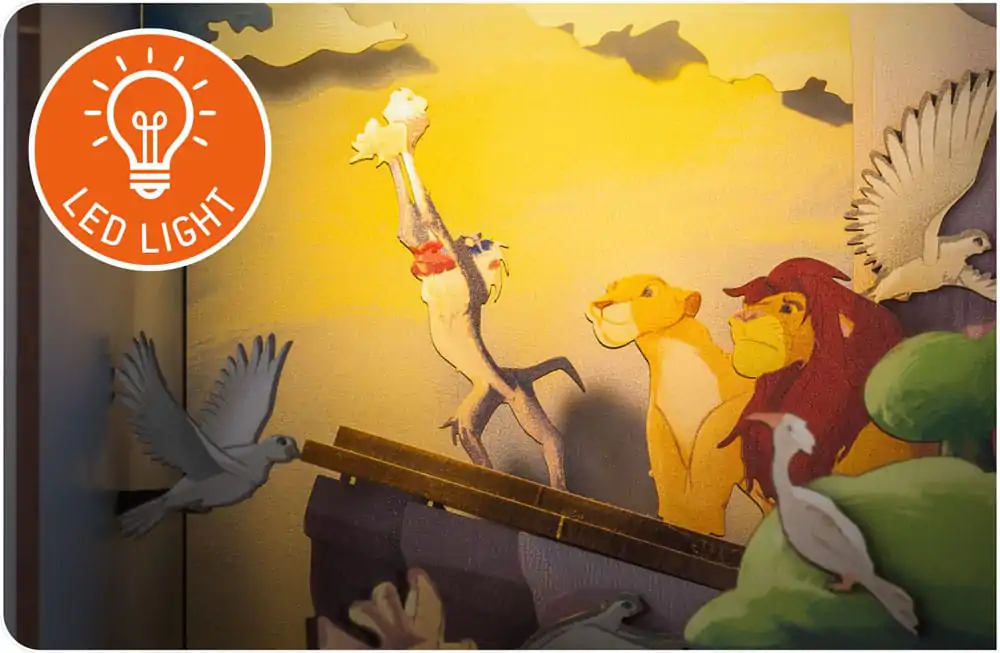 Disney Tiny Adventures Stalak za knjige Mini Diorama The Lion King 23 cm fotografija proizvoda